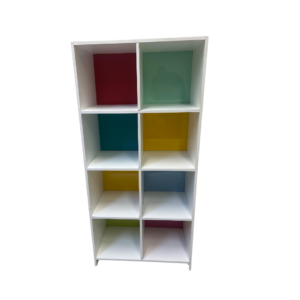 Armário Colorido de 8 Nichos